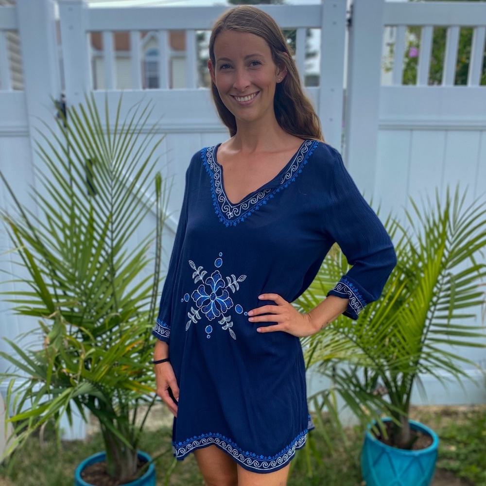 Small forever 21 blue dress